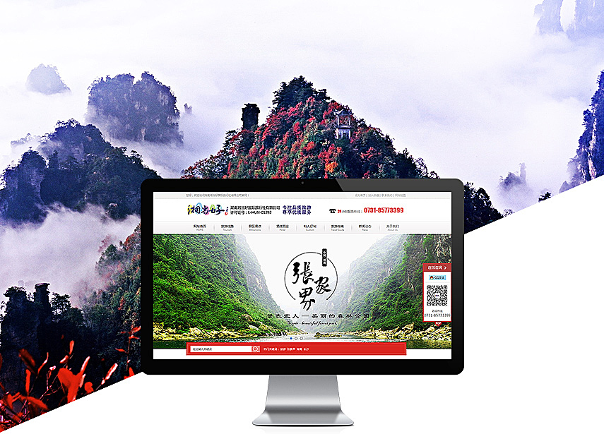 品牌网站成功案例-湖南湘当好国际旅行社有限公司